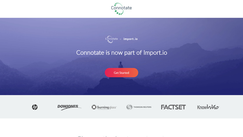 Connotate Landing Page