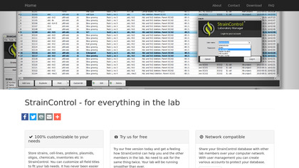 StrainControl Laboratory Manager image