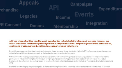 Harlequin CRM for Charities image