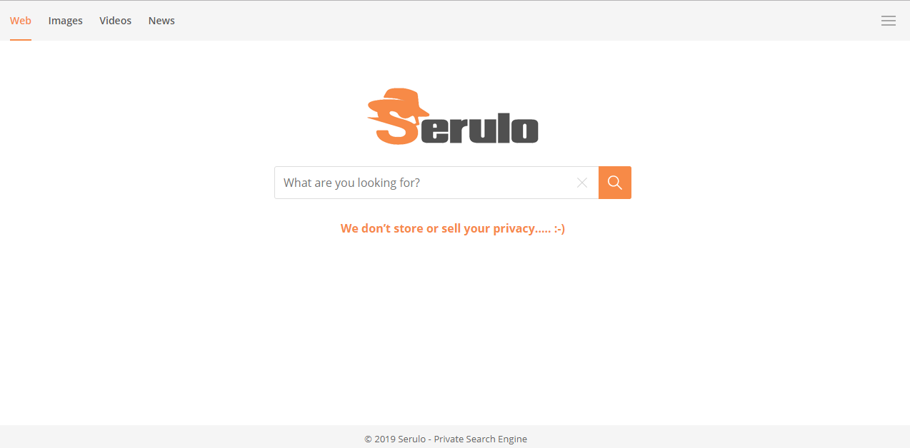 Serulo Landing page