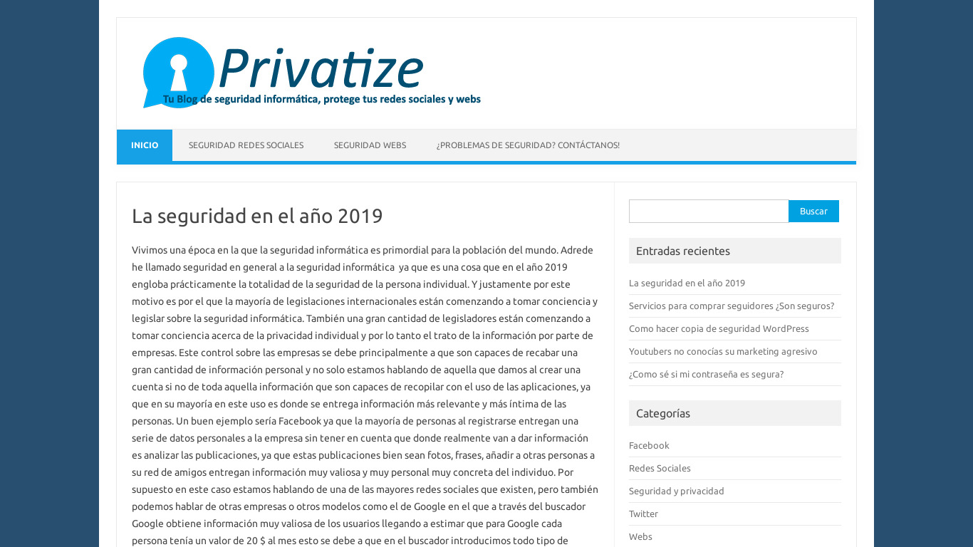 privatize.io Landing page