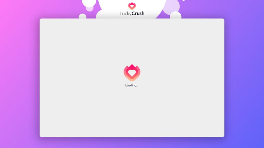 LuckyCrush Landing Page