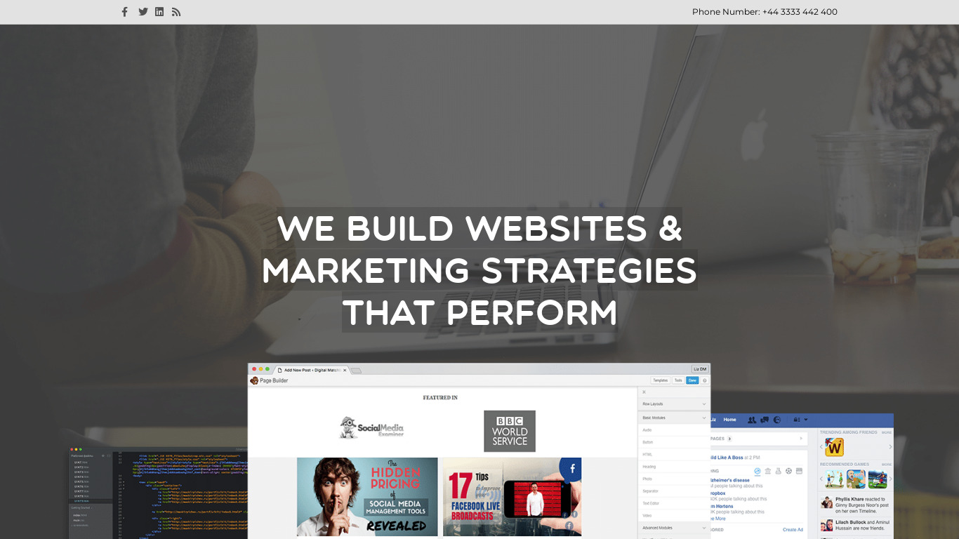 Select Performers Landing page