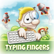 Typing Fingers logo