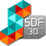 SDF 3D logo