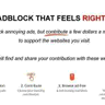 Morally Right AdBlock logo