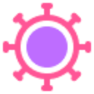 Coronavirus 3d logo