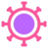 Coronavirus 3d logo