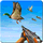 Archery bird hunter icon