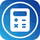 Stock valuation calculator icon