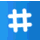 All Hashtag icon