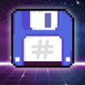 Floppy disk for Slack logo