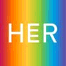 HER:Lesbians LGBTQ Dating App logo