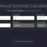 Mouse Sensitivity Calculator