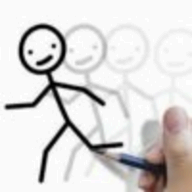 Stickman: Draw animation logo