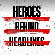 Heroes Behind Headlines Podcast logo
