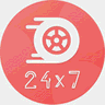 Vehicle 24x7 logo