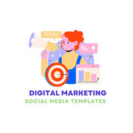 Digital Marketing Canva Templates Bundle logo