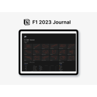 F1 2023 Journal Notion Template logo