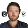 Bills Tracker ✖️ Notion AI logo