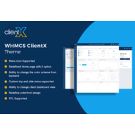 ClientX WHMCS Theme logo