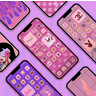 PINK APP ICONS