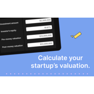 Pre and Post-Money Valuation Calculator logo