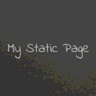My Static Page