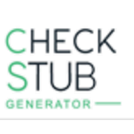 Check Stub Generator