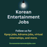 Korean Entertainment Jobs icon