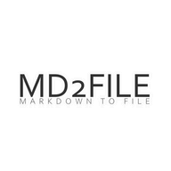 MD2FILE logo