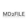 MD2FILE logo