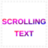 Scrolling Text logo