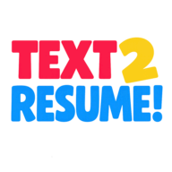 Text2Resume logo