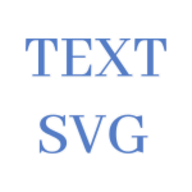 Text to SVG logo