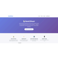 Bank2Sheet.app logo