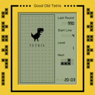 Good Old Tetris logo