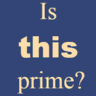 Is This Prime? logo