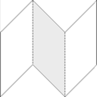Foldout logo