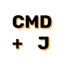 Command + J logo